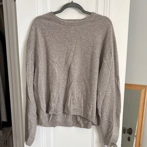 H&M Beige Crew Neck Sweater